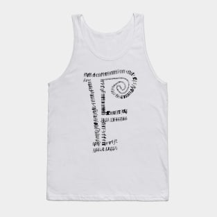 F letter Tank Top